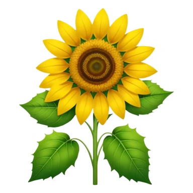 Christmas Sunflower sticker
