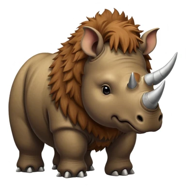 wooly rhinoceros sticker