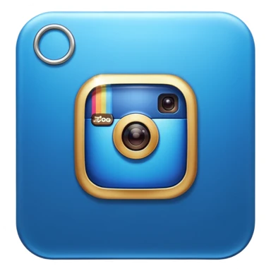 A blue verification badge for Instagram sticker
