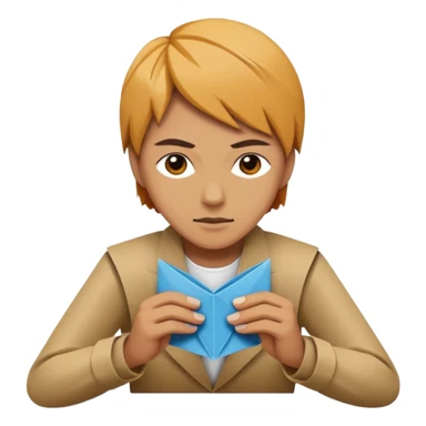 Origami player vidéo sticker