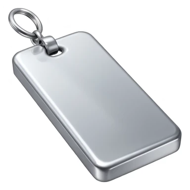 silver bar, silver tag sticker