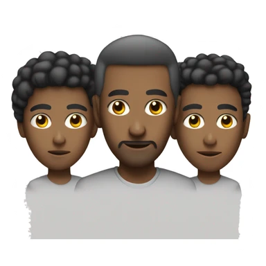 tag team of 3 European people sticker