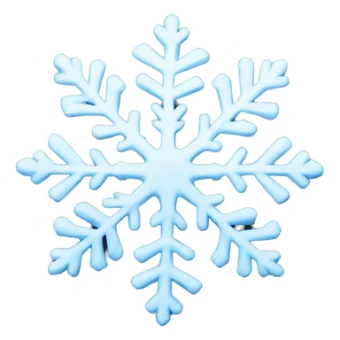 snow flake sticker
