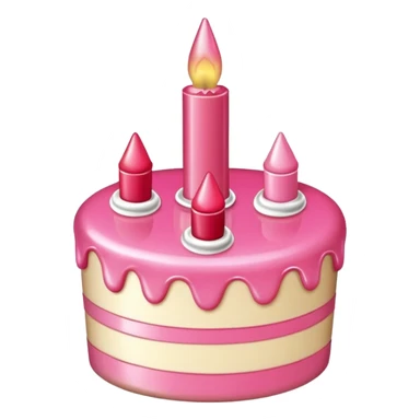 Birthday cake lipgloss  sticker