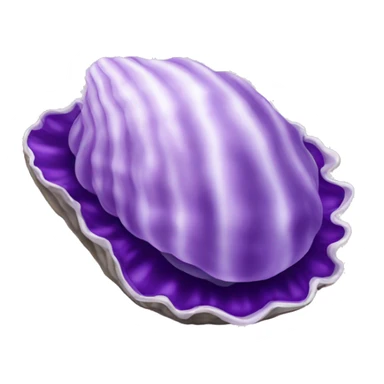 Purple oyster  sticker