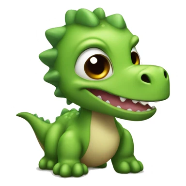 Baby dino sticker