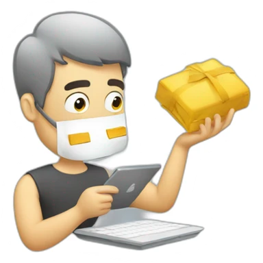 multitasking unsuccessfully sticker