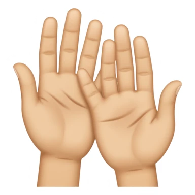 Two hands doing the “boi” movement sticker