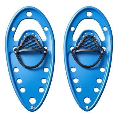 Zapatos de nieve azules sticker