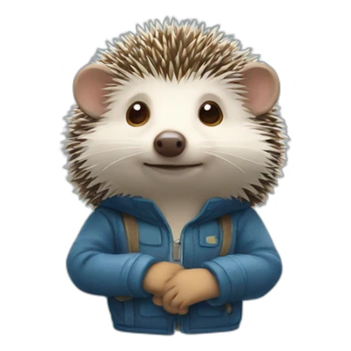 hedgehog-dreamer sticker
