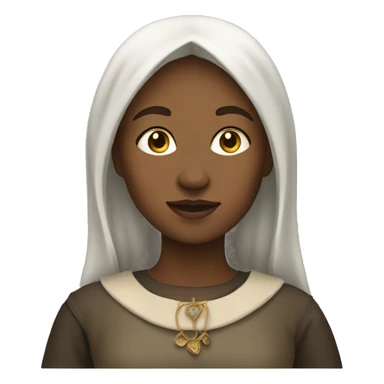 medieval woman rich sticker