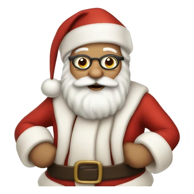 Old fashion Santa  sticker