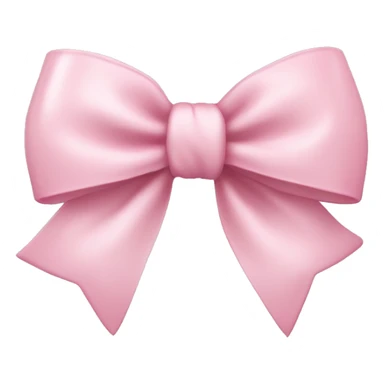 Light pink coquette bow sticker