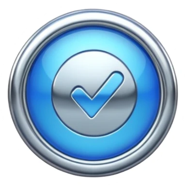 blue Verification badge for tiktok  sticker