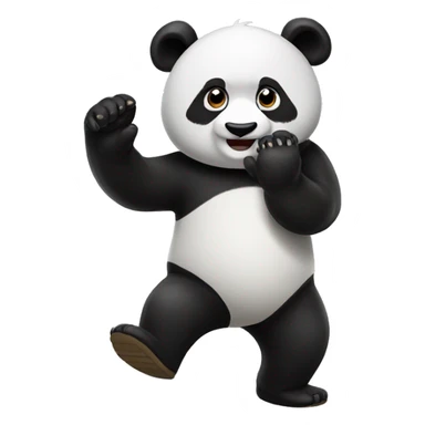 bye bye panda sticker