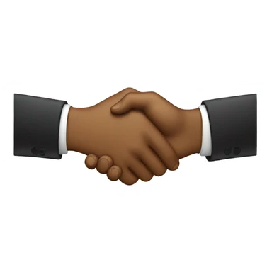 two pepes handshake sticker