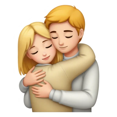 A hug  sticker