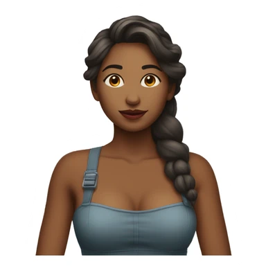 Mulher mandando beijo sticker