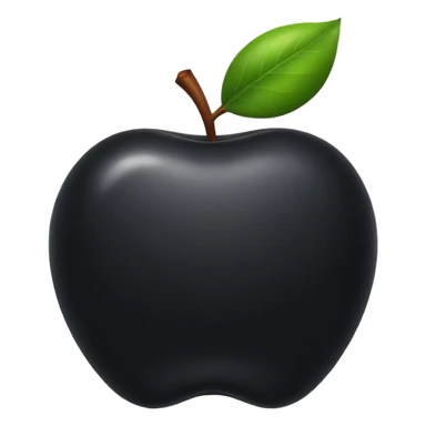 exercise nr 1 thats what it should symbolize It should look like an apple emoji The same style and be black  sticker