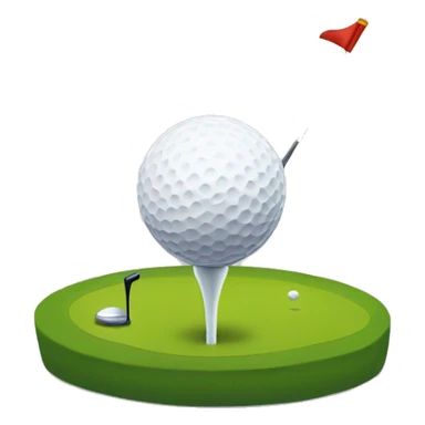 Golf putts  sticker