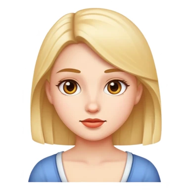 realistic portrait of girl sticker