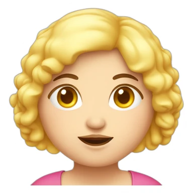 fatty girl on a diet sticker