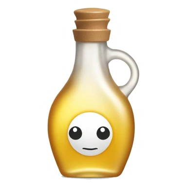 bottle of body oil sticker