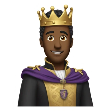 Kingbaldwin wit and up sticker