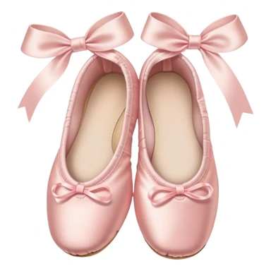 pastel pink ballet shoes sticker