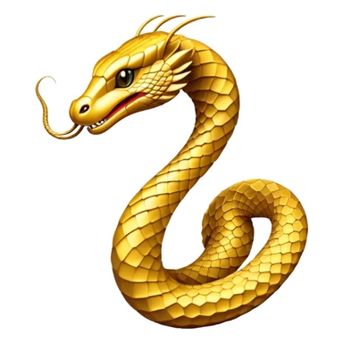 Cobra with hexagon structure sticker