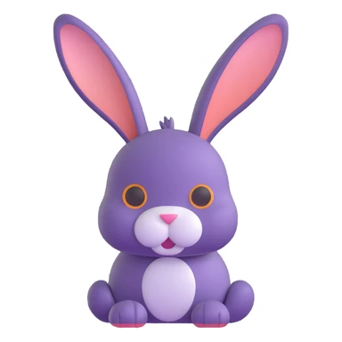normal rabbit sticker