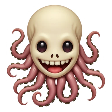 Rotting intestines smile lovecraftian horror sticker