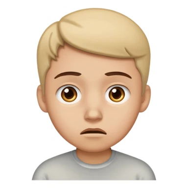 A person worried about money. sticker