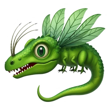 Mix of dinosaur and mosquito  sticker