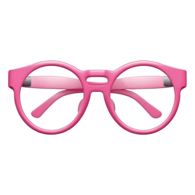 pink smart glasses  sticker