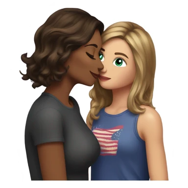 caitlyn kissing taylor sticker