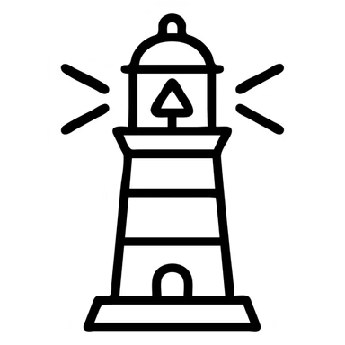 lighthouse sticker