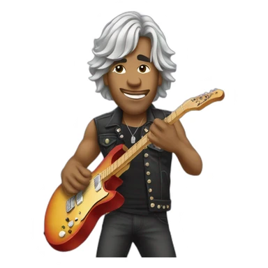 Rock and roll sticker