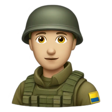 ukraine soldier sticker