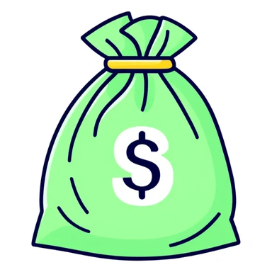 money bag sticker