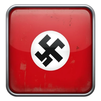 Nazi flag sticker