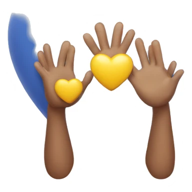 Coeur avec les mains  sticker
