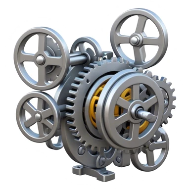 a complex mechanism sticker