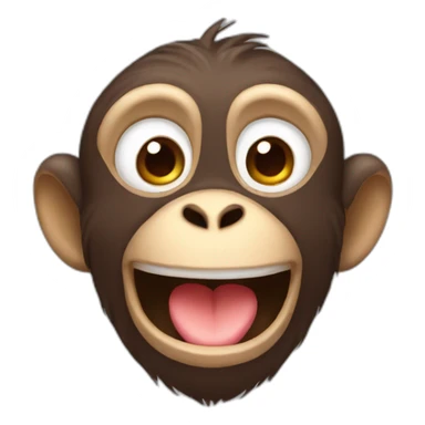 Too monkeys are fall in love sticker