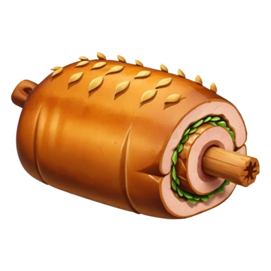 a roasted joint of pork emoji sticker