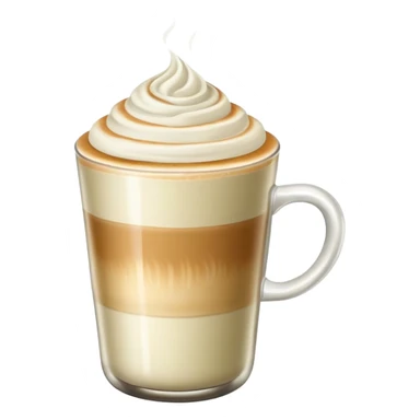 Latte in pale olive sticker