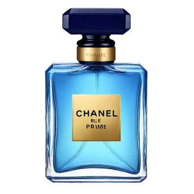Blue Chanel perfume  sticker