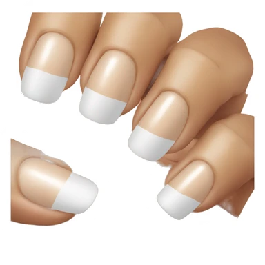 french tip nails sticker