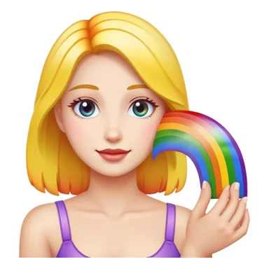 
female director with rainbow sticker