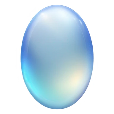 oval moonstone sticker